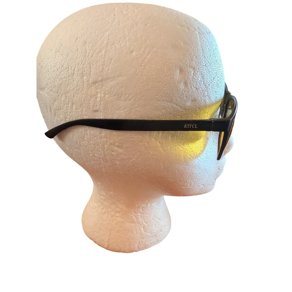 ATTCL Yellow Lens Glasses Black Frame Night Driving‎ Gamer Computer Eyewear